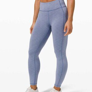 Lululemon Invigorate High-Rise Tight 25" - 6 Heathered Waterdrop